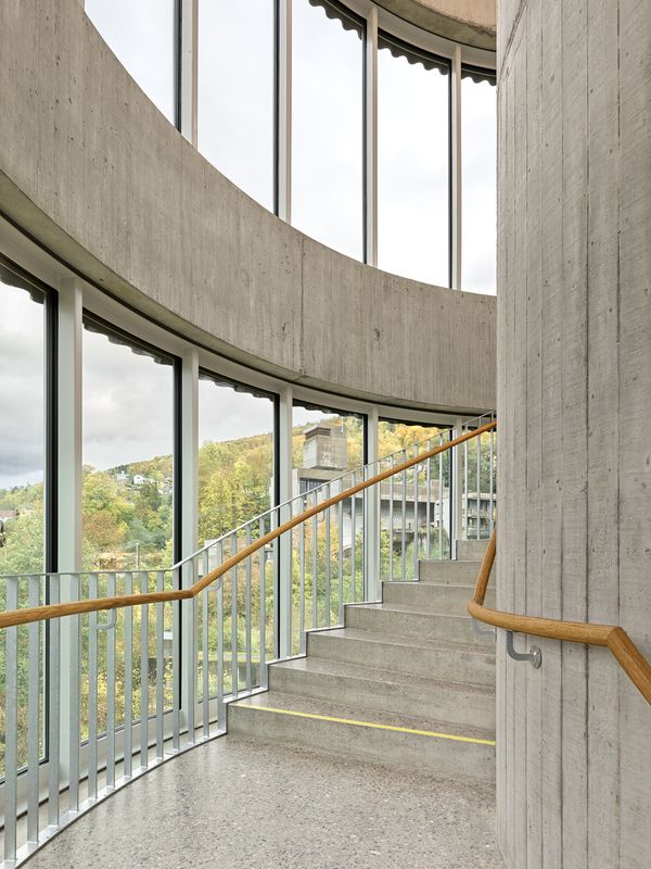 Neubau Schulhaus Bachtal – Treppenturm – Roland Bernath